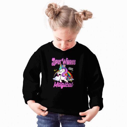 Unicorns Lupus Warrior Unbreakable Lupus Awareness Gift Sweatshirts
