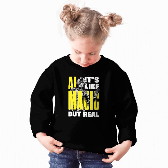 Ai Its Like Magic But Real Computer Science 2 Sweatshirts