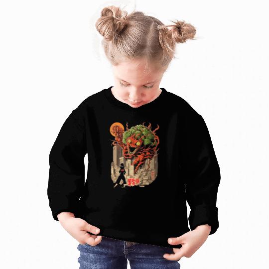 Japan Kaiju Broccoli Vegetable Anime Sweatshirts