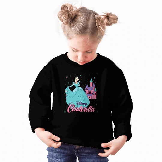 Disney Princess Cinde Retro 90s Long Sleeve Sweatshirts