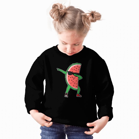 Dabbing Watermelon Kawaii Dab Summer Fruit Melon Sweatshirt
