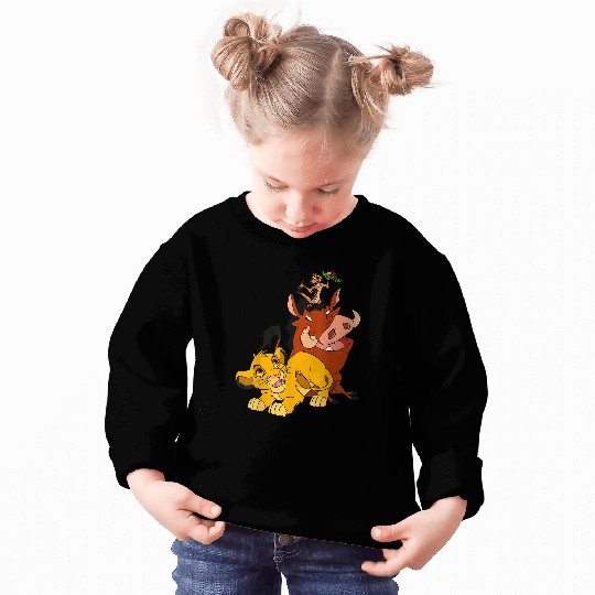 Disneyss The Lion King Young Simba Timon And Pumbaa Sweatshirts