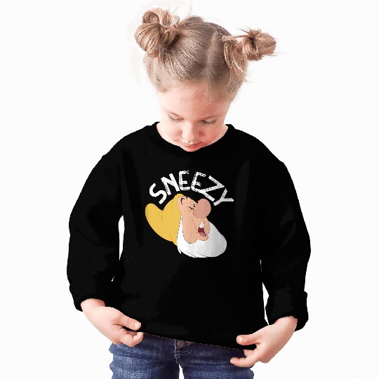 Disneyss Snow White The Seven Dwarfs Sneezy Faces Sweatshirts