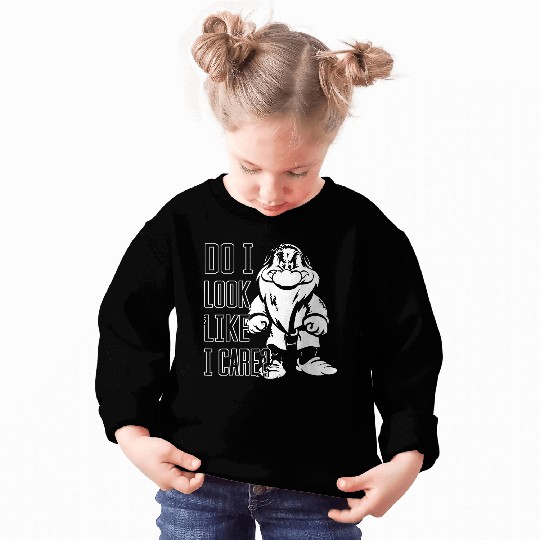 Disneyss Snow White Grumpy Do I Look Like I Care Sweatshirts