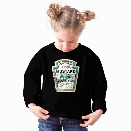 Mustard Seed Faith, distressed Sweatshirts