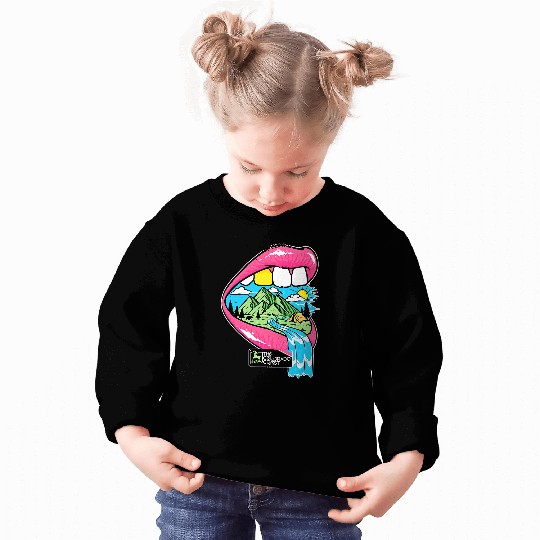 Big Mouth 2Pop Art Mountain Adventure Sweatshirts