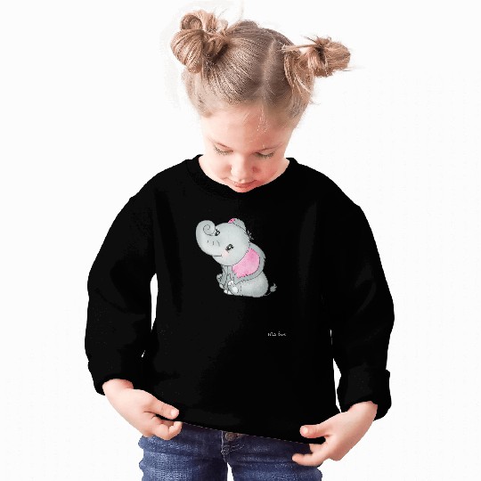 Cute Baby Gray Elephant 21 Sweatshirts