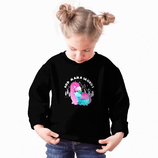 Dinosaur Pet God Mother God Mamasaurus Sweatshirts