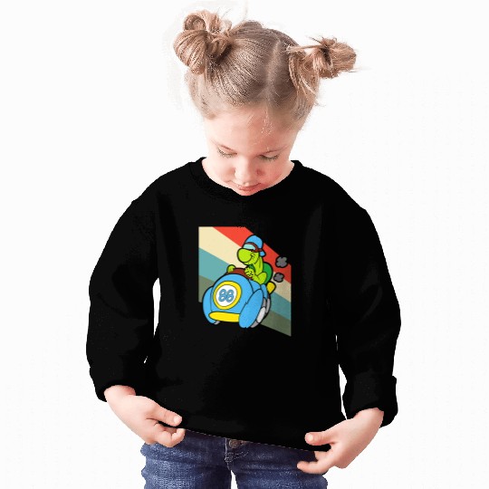 Turtle Pet Motor Race Turtle Tortoise Animal Funny Sweatshirts