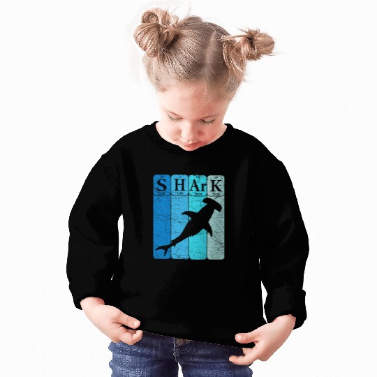 Shark Pet Hammerhead Shark Periodic Table Elements Retro Shark 3 Sweatshirts