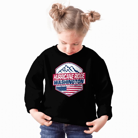Hurricane Ridge Hiking Cycling Running Skiing Washington Sweatshirts