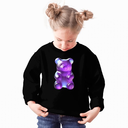Bear Pet Purple Gummy Bear Sweatshirts