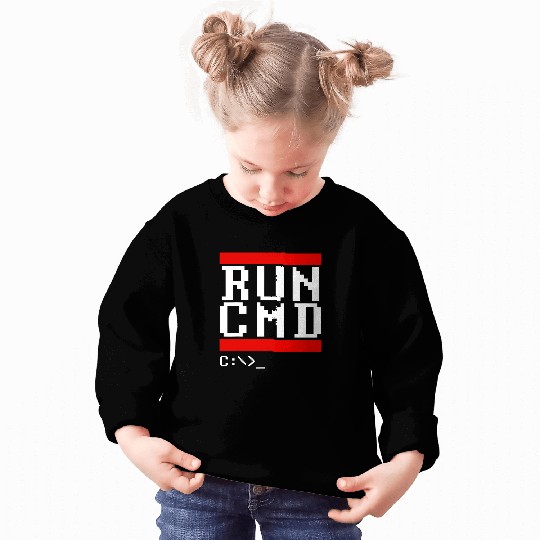 Run CMD s Computer Command Software Coder Programmer Sweatshirts