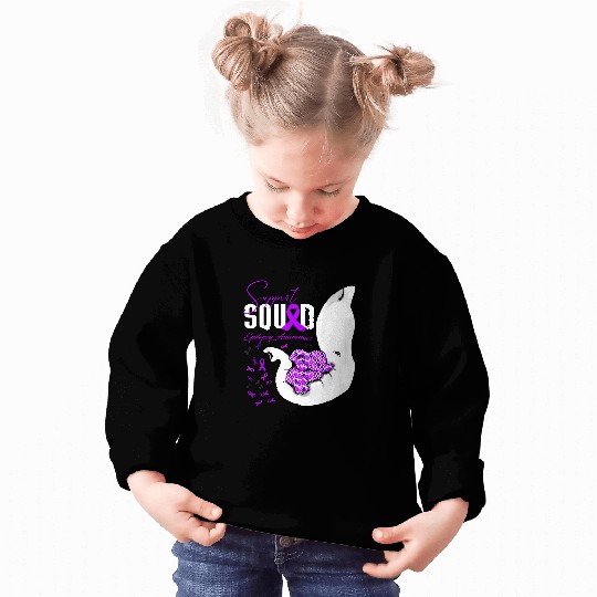 Epilepsy Awareness Support Squad Elephant Sweatshirts