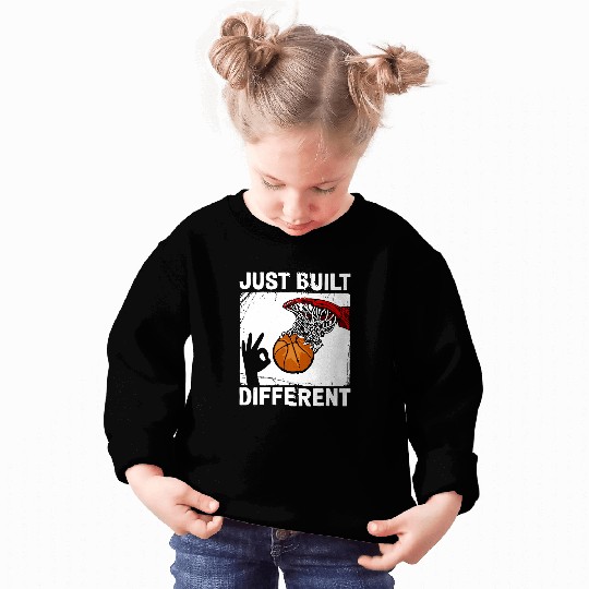 Im Just Built Different 3 point hand sign basketball Sweatshirts
