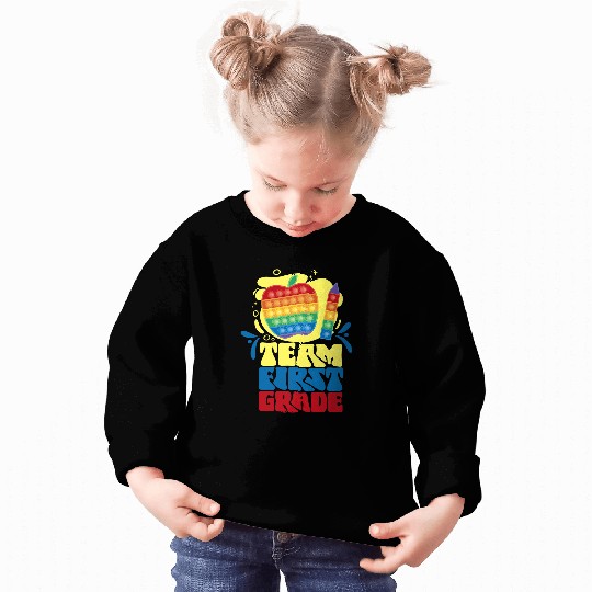Team First Grade Pupil Back To School Teacher School Sweatshirts