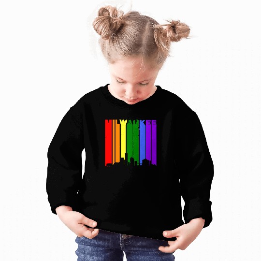Milwaukee Wisconsin Rainbow LGBT Gay Pride Sweatshirts