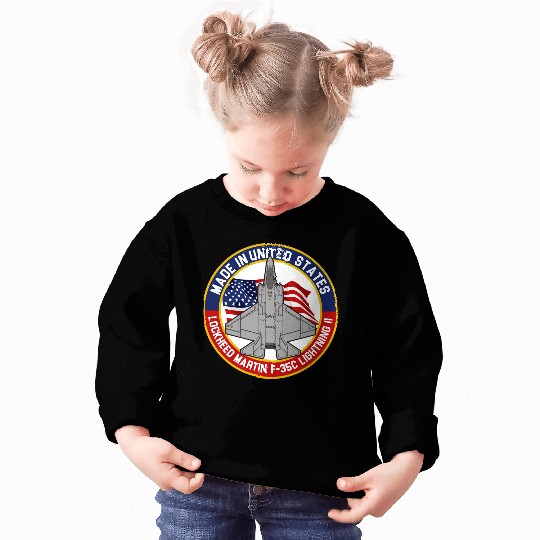 Lockheed Martin F-35C Lightning II - Made in USA Sweatshirts