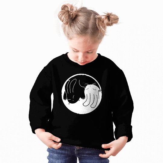 Rabbit Yin Yang Sweatshirts