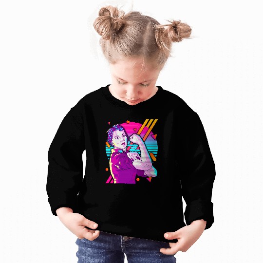 Rosie The Riveter Vaporwave Sweatshirts