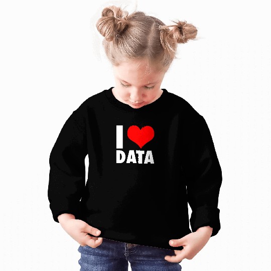 I love Data Programmer Sweatshirts