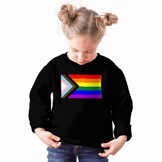 Progress LGBTQ Gay Pride Flag Sweatshirts