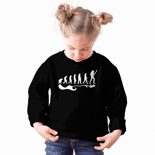 Guitar player evolution Sweatshirts