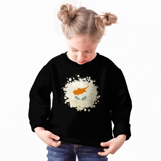 Cyprus vintage blob flag Sweatshirts