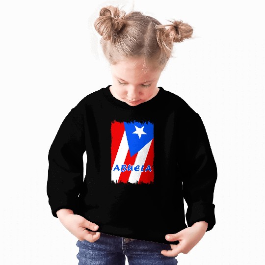 Puerto Rico grandmother flags design Sweatshirts