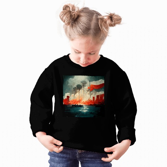 No War Sad Painting Sweatshirts