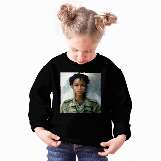 Beautiful US army combat medic painting Sweatshirts