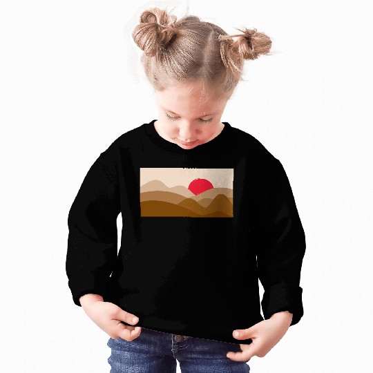 Minimalist Sun Clay Orange Sweatshirts