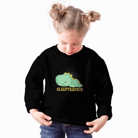 Funny Sleppysaurus Dinosaurs Motif Sweatshirts