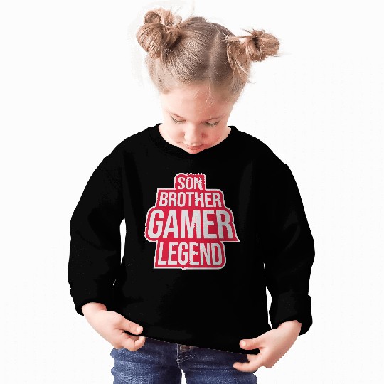 son brother gamer legend Sweatshirts