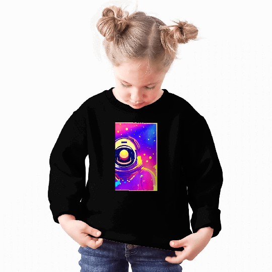 Astronaut neon colors Sweatshirts