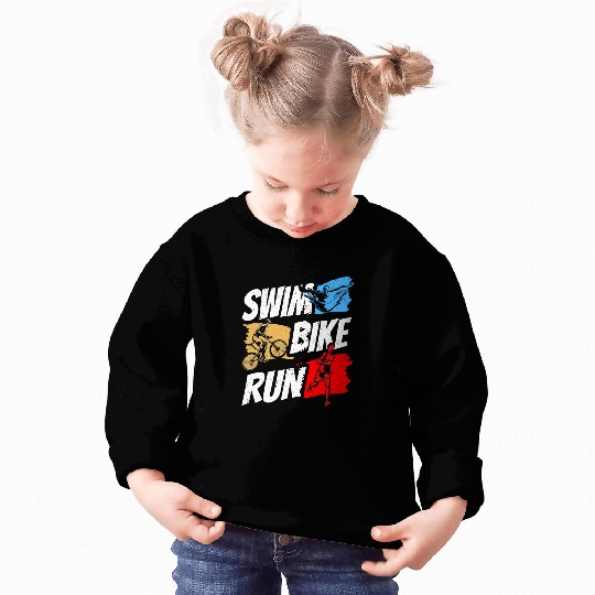 Swim Bike Run Triathlete Triathlon Triathlons Sweatshirts