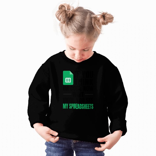 Im Cool Wait See My Spreadsheet Excel Sweatshirts