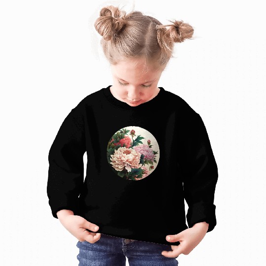 Peony flowers Sweatshirts