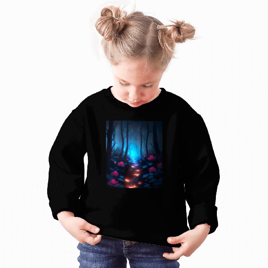 Lost in the Blue Forest Sweatshirts