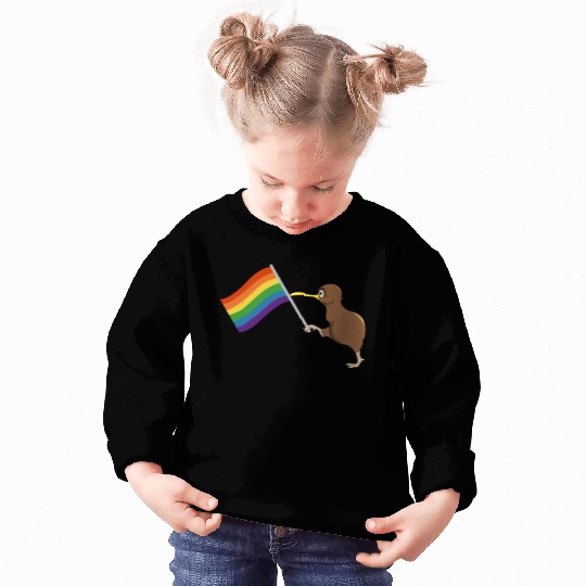 Rainbow Kiwi Pride Sweatshirts