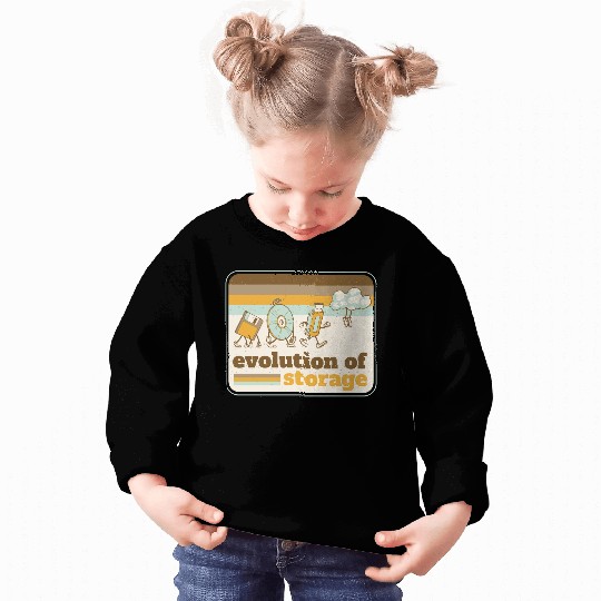 Computer storage evolution Sweatshirts