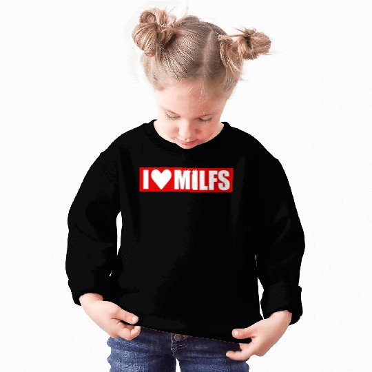 I love milfs red design Sweatshirts