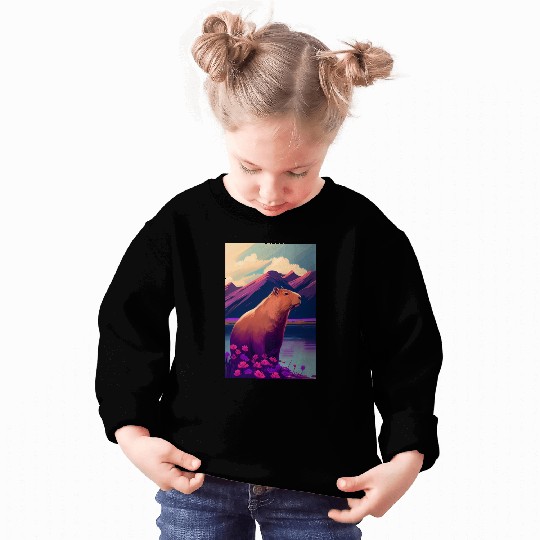 Capybara Nature Capibara Sweatshirts