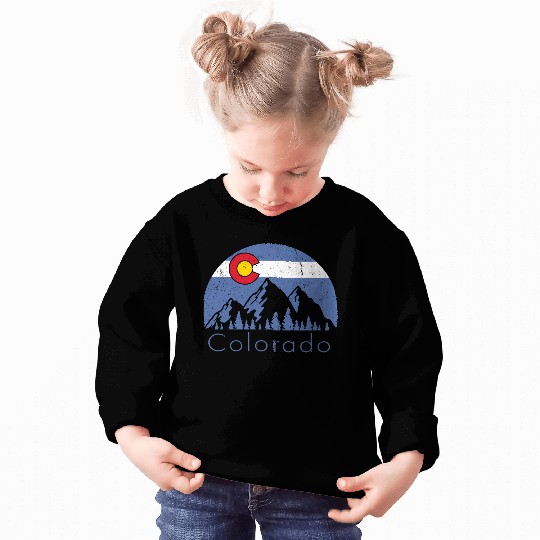 Colorado Mountain Flag Sweatshirts