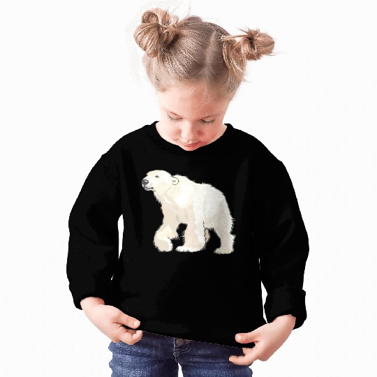 Polar Bear Arctic Animal Realistic Sweatshirts