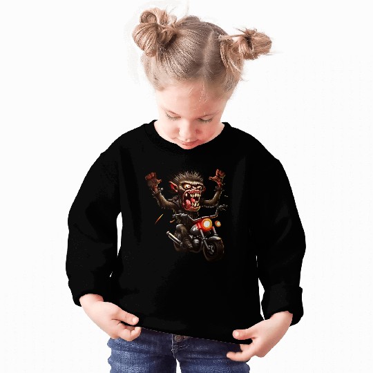 Zombie Wasteland Monkey Sweatshirts