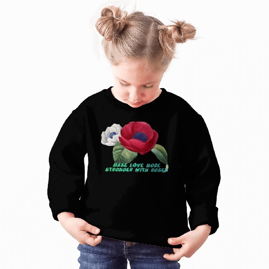 Embracing Romance with the Rose Sweatshirts