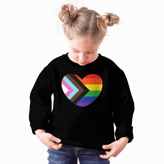 Pride Rainbow Heart Sweatshirts