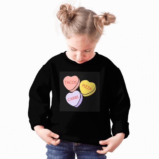 FRONTARTFunny Conversation Hearts Candy Sweatshirts