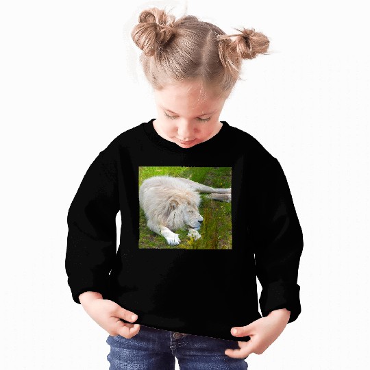 Slumbering Ivory King South African White Lion Sweatshirts